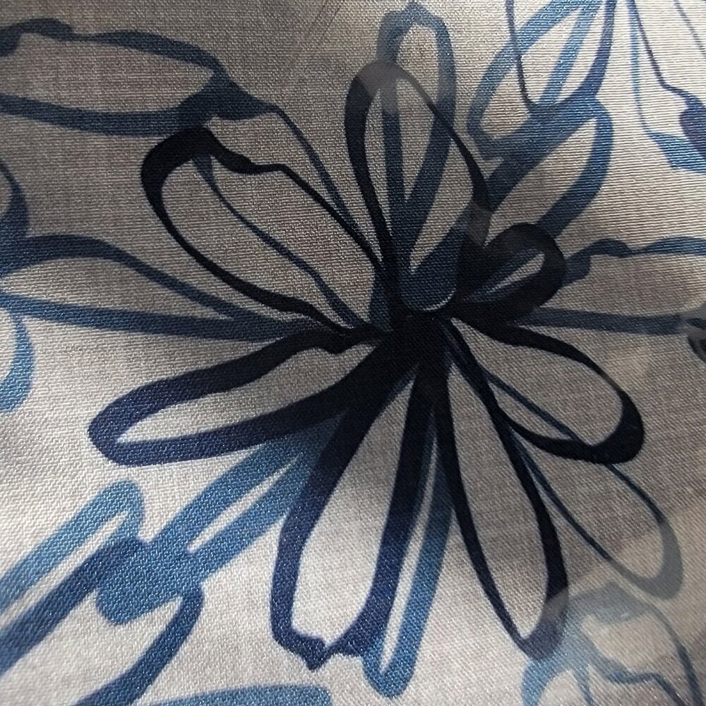 NWT Con.struct Shirt Short Sleeve Button Down Shirt - Size S, Blue Floral - Picture 7 of 9